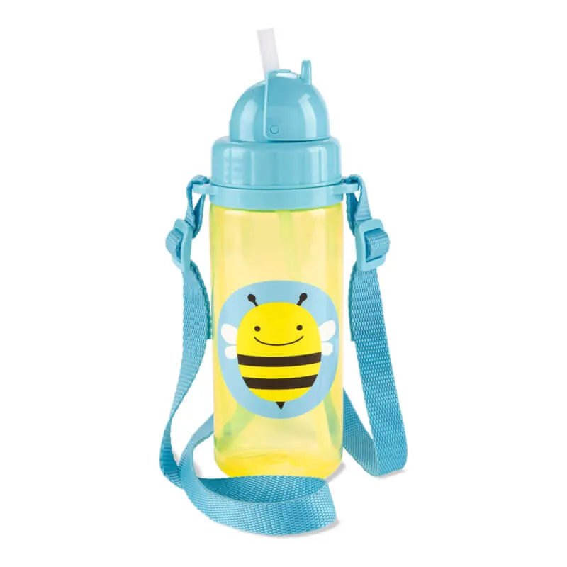 Skip Hop Zoo Straw Bottle with Shoulder Strap - Bubs Universe
