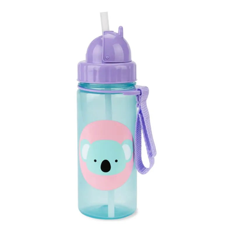 Skip Hop Zoo Straw Bottle with Shoulder Strap - Bubs Universe