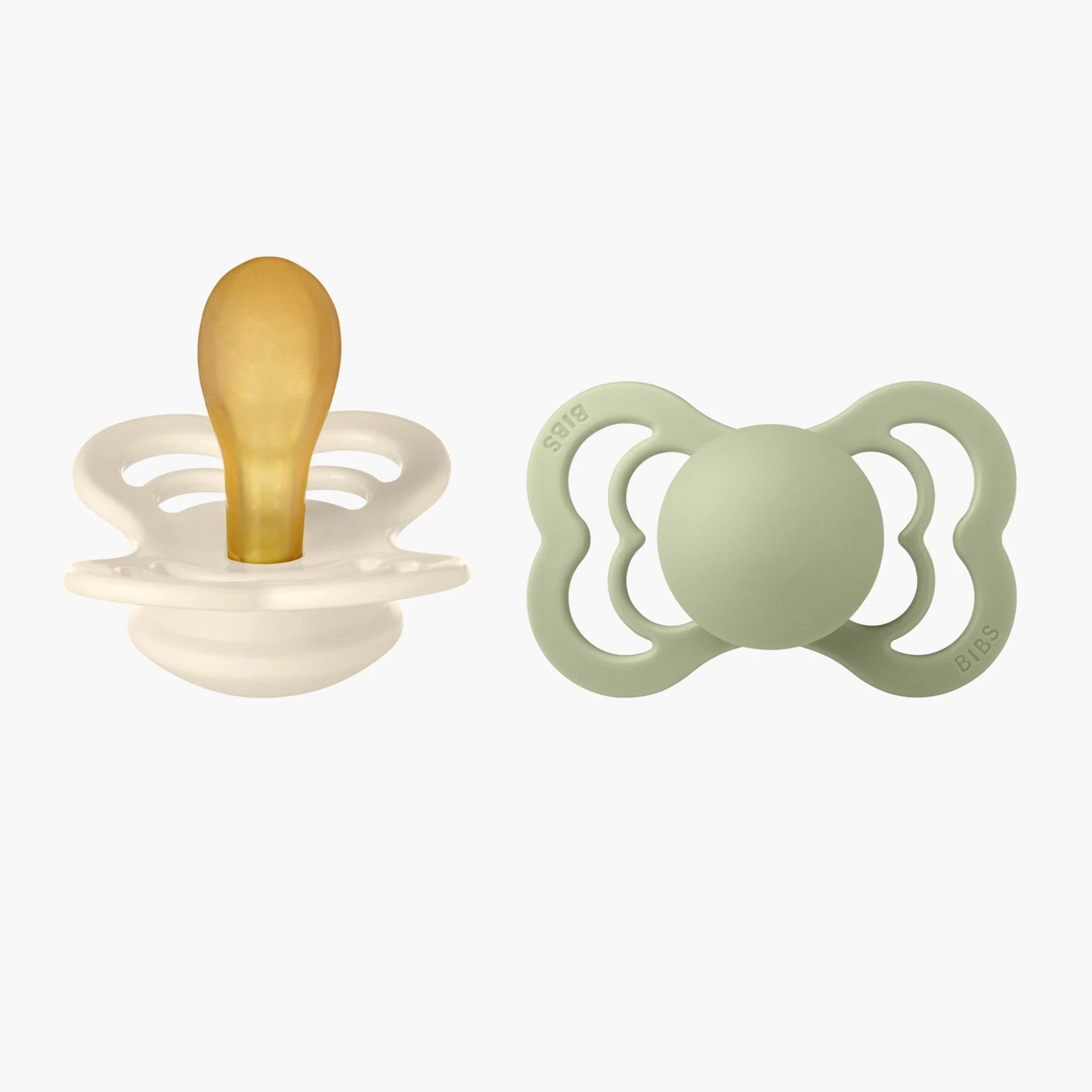 BIBS Supreme, Latex S2 - Ivory/Sage - (2pk)