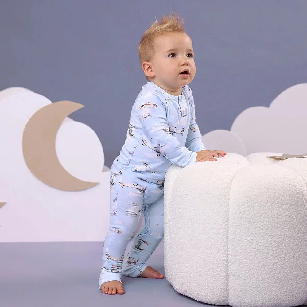 Snuggle Hunny Taking Flight Long Sleeve Organic Bodysuit