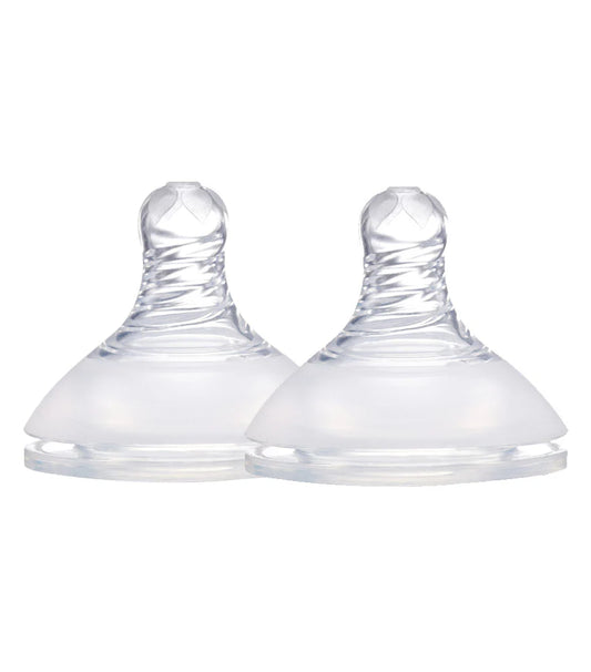 The Lion & Lady Anti Colic Teat Twin Pack - 3 Flow Sizes