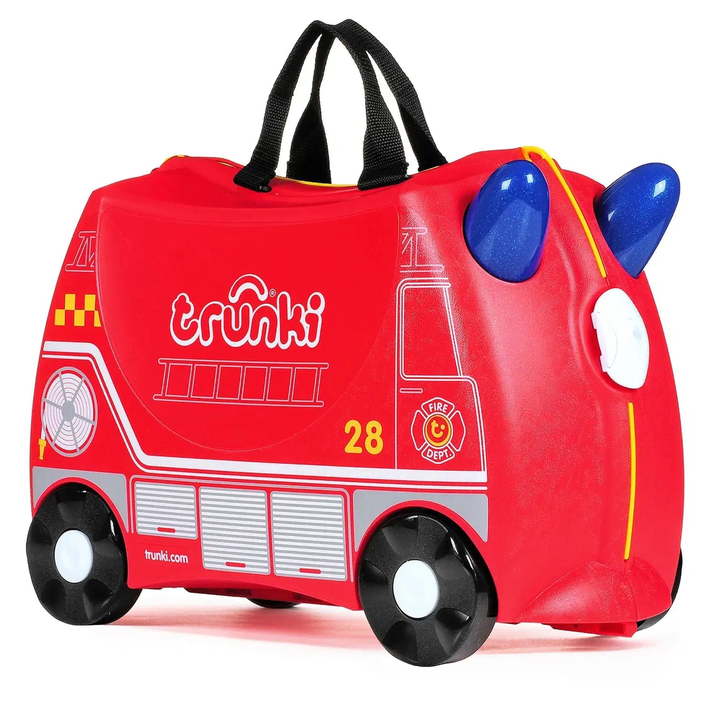 Trunki Children's Ride - On Suitcase , Fire Engine Frank - Bubs Universe