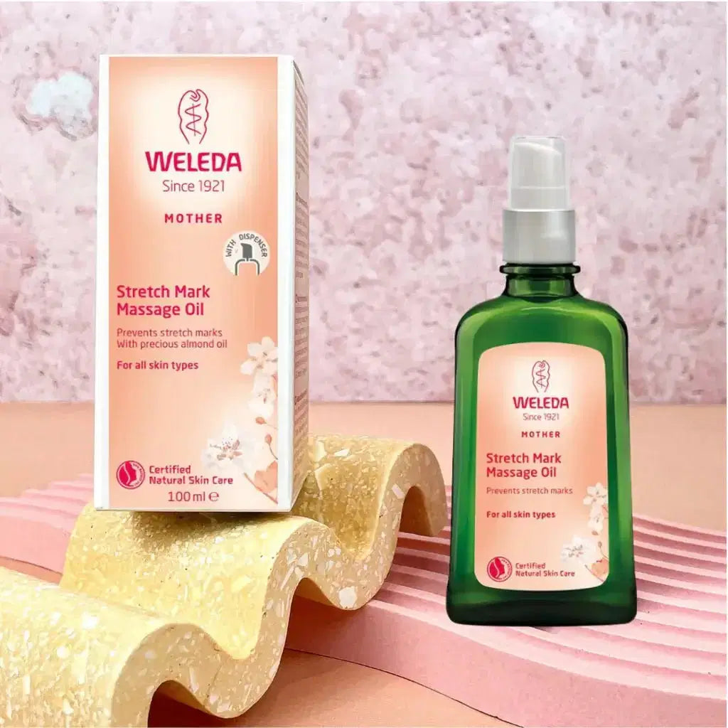 WELEDA Stretch Mark Massage Oil, 100ml - Bubs Universe